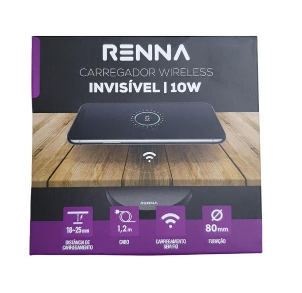 Imagem de Carregador Indução Wireless 10W Mesa Com Fonte