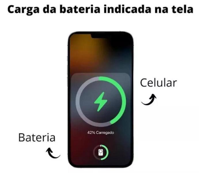 Imagem de Carregador Magnético Powerbank Indução Portátil P/ Celular