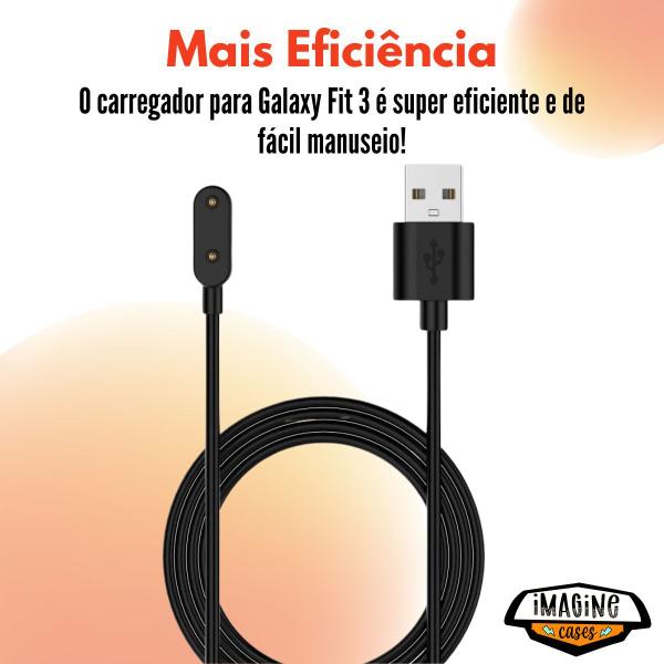 Imagem de Carregador Magnético Seguro Cabo Usb Para Galaxy Fit 3 R390