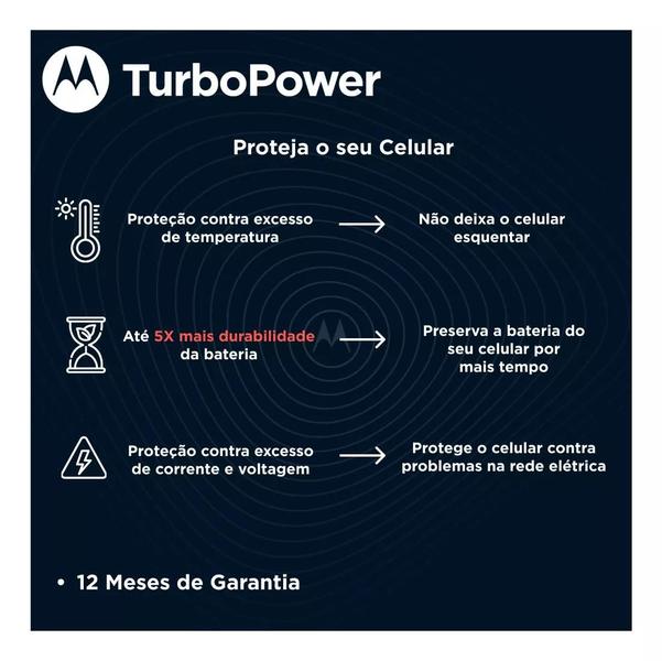 Imagem de Carregador Motorola Turbo Power 20W Tipe C