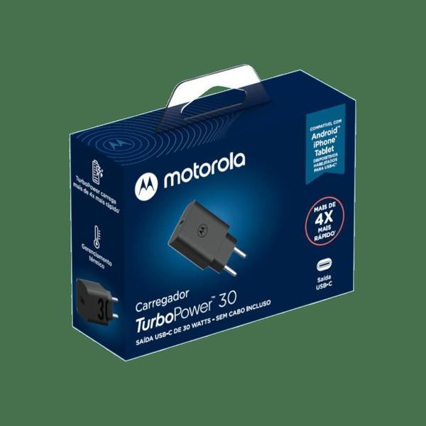 Imagem de Carregador Motorola Turbo Power 30W Pd Usb C Sem Cabo Mc-307