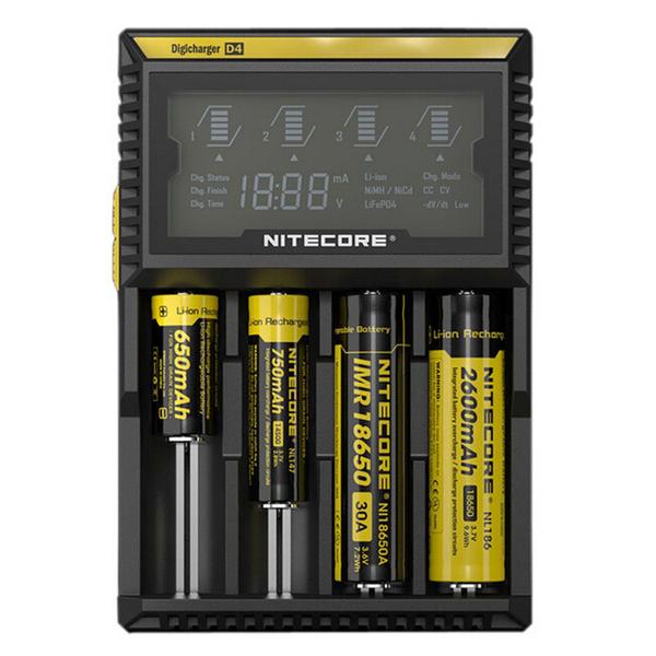 Imagem de Carregador Nitecore D4 - Pilhas E Baterias Recarregaveis