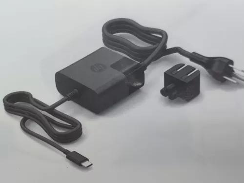 Imagem de Carregador Notebook Hp 20v 65w Usb C Com Cabo D Energia CA06