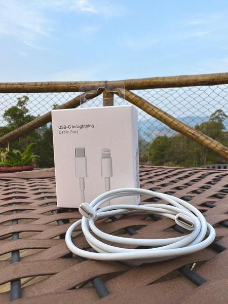 Imagem de Carregador Novo USB-C 20W Turbo + Cabo Lightning Compativel com Iphone-11-12-13-14-Promax-ipad -Original*Foxcom*Lacrado e com garantia