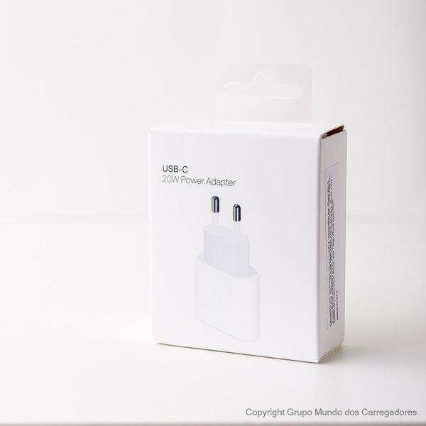 Imagem de Carregador Original Usb-C 20W Turbo Compativel Com Iphone-11-12-13-14 -  Adaptador Tomada Fonte Turbo todos modelos