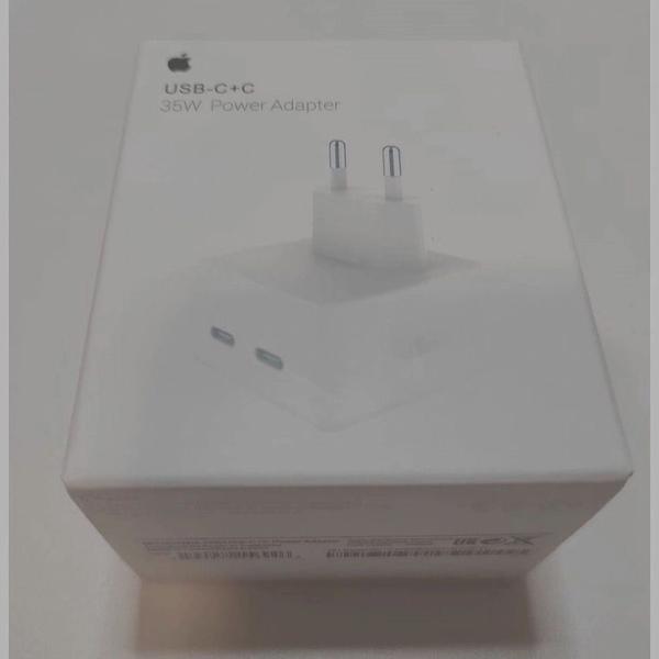 Imagem de Carregador Original Usb-C 35W Turbo Compatível com Iphone-11-12-13-14 - Adaptador Tomada com duas portas