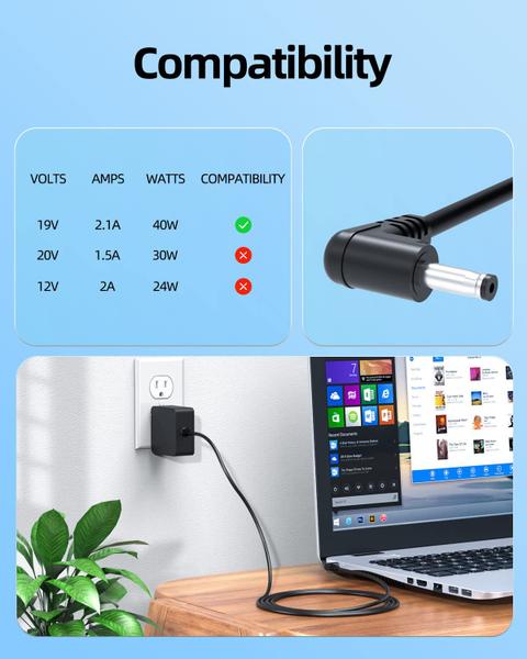 Imagem de Carregador para laptop Gateway 19V 2.1A Superer GWTN156-1 GWTN15