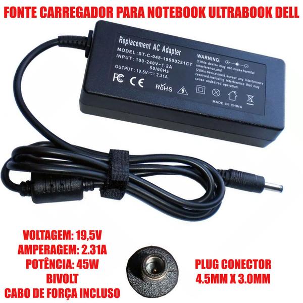 Imagem de Carregador para Notebook Dell  AA45NM131 3482 7569 7579