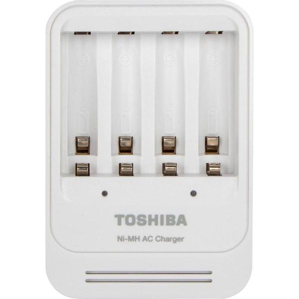 Imagem de Carregador para pilha recarregável AA e AAA Toshiba - TNHC-6GAE4