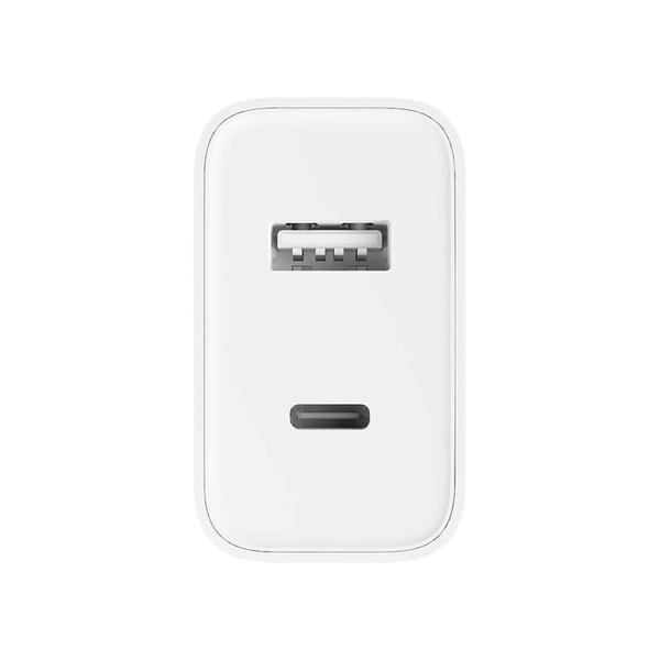 Imagem de Carregador para Tomada Xiaomi Mi 33W Wall Charger Tipo-A / Tipo-C - Branco (AD332EU)