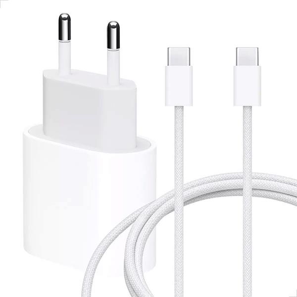 Imagem de Carregador PD Turbo 20W USB-C Compatível Com iPhone 15 16 Pro Max