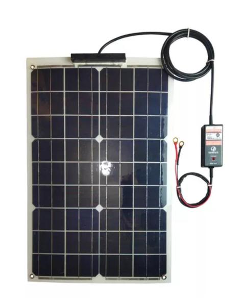 Imagem de Carregador Permanente Bateria Solar 12v 80w Automotivo