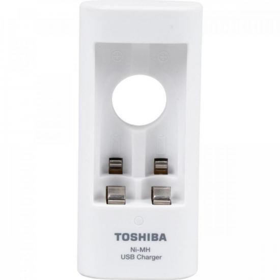 Carregador Pilha Usb 2 Pilhas Aa/Aaa .2.000 Mah Com 2 - Toshiba Imagem de Carregador Pilha Usb 2 Pilhas Aa/Aaa .2.000 Mah Com 2