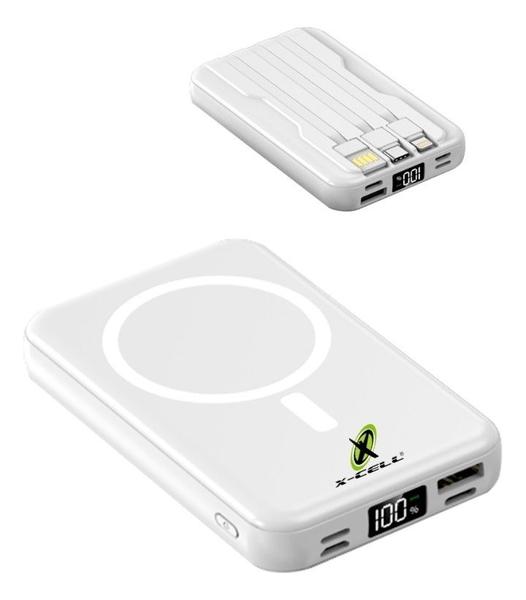 Imagem de Carregador Por Indução 22,5W Sem Fio Magnético Magsafe Power Bank 10.000 mah