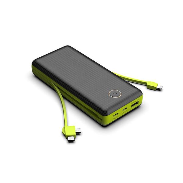 Imagem de Carregador Portátil 20000 mah Power Bank 3em1 Bateria Para Iphone e Samsung