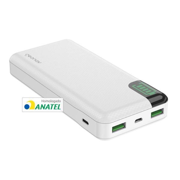 Imagem de Carregador Portátil Branco 20.000 Mah Pbk202Kwt Geonav