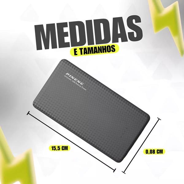 Imagem de Carregador Portátil Externo Powerbank 10000mAh - Energia Confiança onde Você Estiver