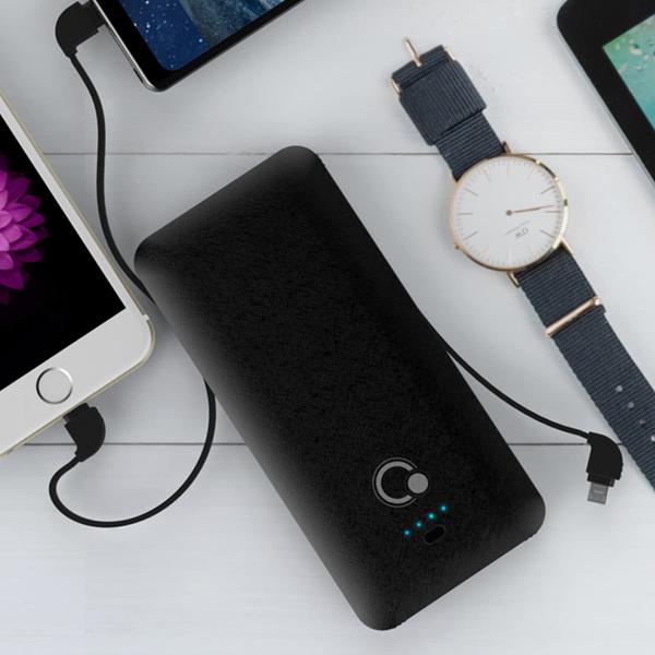 Imagem de Carregador portátil fino Power Bank Q 10000mAh com 4 saídas