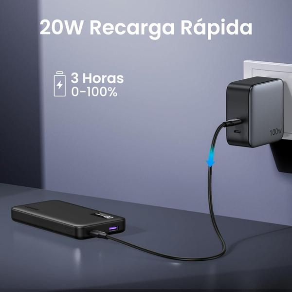 Imagem de Carregador Portátil Pd 20W 22,5W Power Bank Bateria Externa