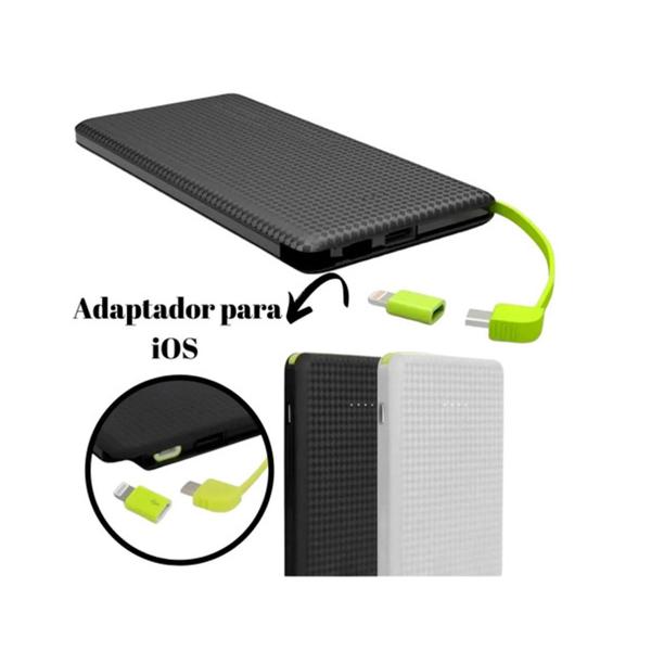 Imagem de Carregador Portátil Power Bank 10000mah Universal 2 Saídas