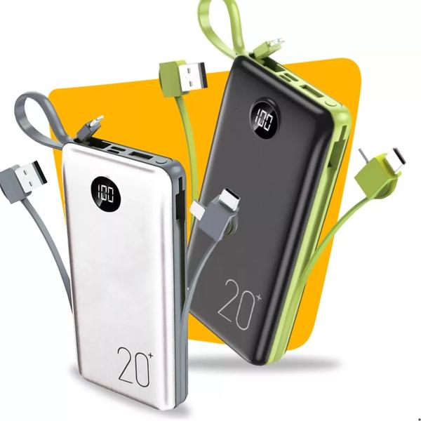 Carregador Portatil Power Bank 20000mah Bateria Externa Universal Compativel iPhone Samsun... Carregador Portatil Power Bank 20000mah Bateria Externa Universal Compativel iPhone Samsun...