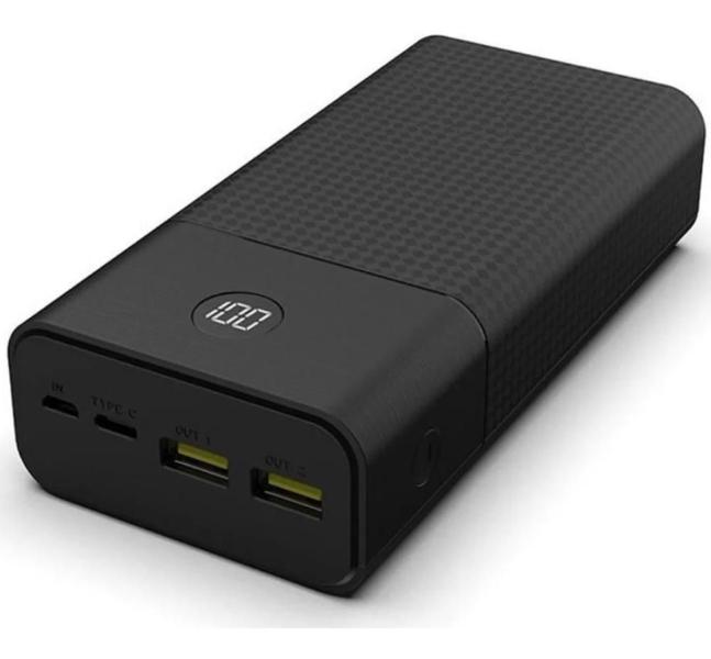 Imagem de Carregador Portátil Power Bank 30.000mah Super Carga Rápida Preto