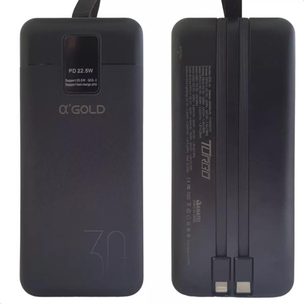 Imagem de Carregador Portatil Power Bank 30000mah BTE30