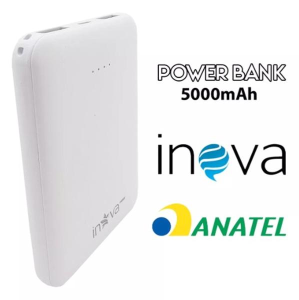 Imagem de Carregador Portátil Power Bank 5000mAh Universal Inova KV-P202