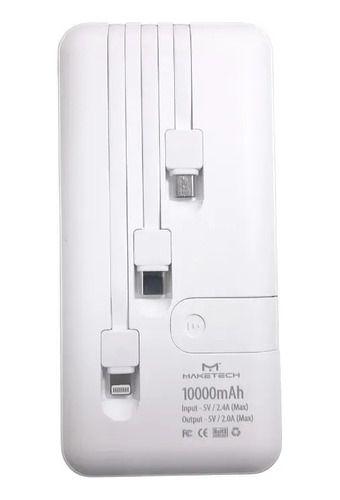 Imagem de Carregador Portátil Power Bank Maketech 10.000mah Bt-1020 para ios v8 type C  