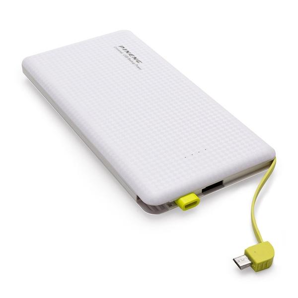 Imagem de Carregador Portatil Power Bank Pineng 10.000amp Branco