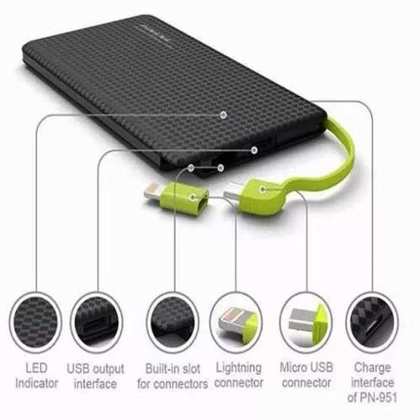 Imagem de Carregador Portátil Power Bank Pineng 10000mah