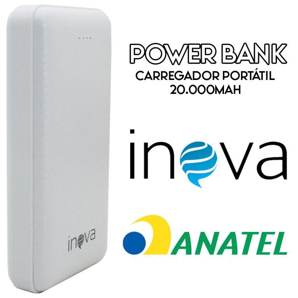 Imagem de Carregador Portátil Power Bank Rápido 20000mah 2 Saídas