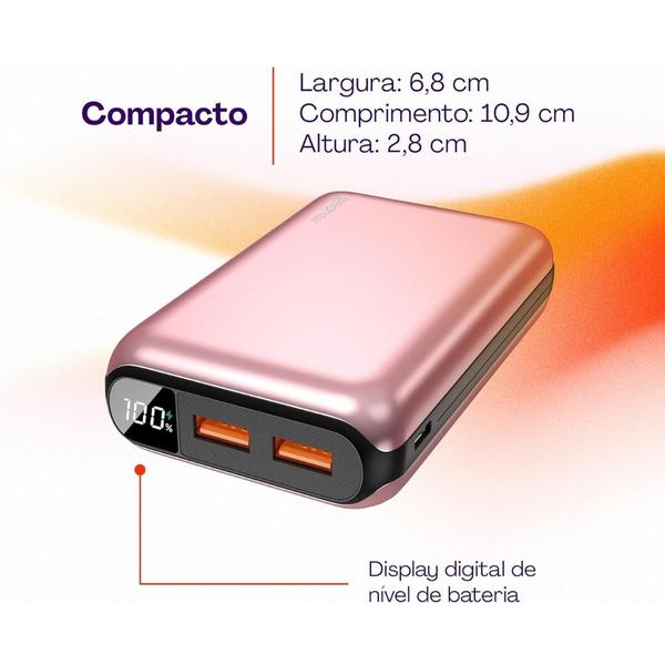 Imagem de Carregador portátil power bank universal 20.000mah geonav