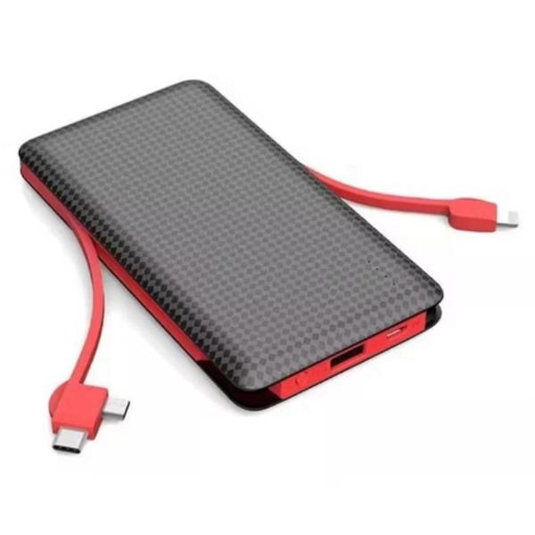 Imagem de Carregador Portátil Powerbank Kaidi Kd-956 10000mah 3 Saidas