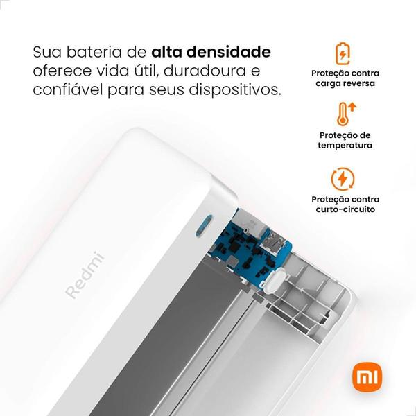 Imagem de Carregador Portátil Powerbank Xiaomi Redmi 20000mAh Original