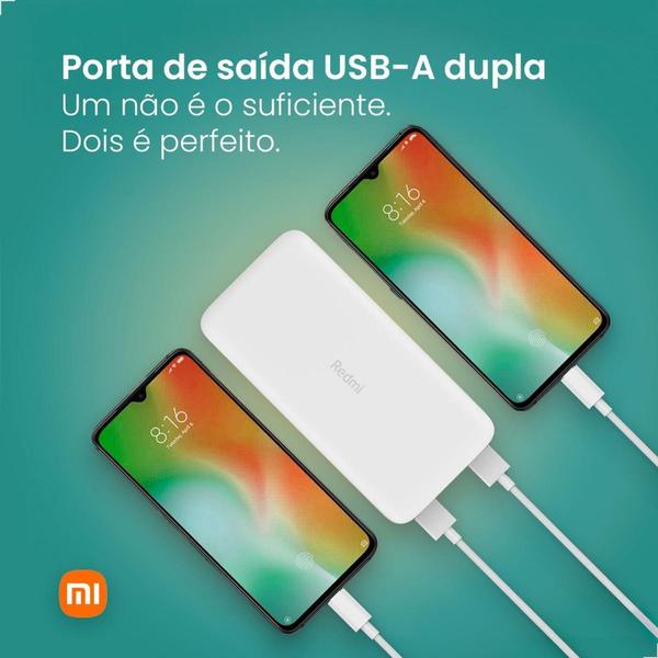 Imagem de Carregador Portátil Powerbank Xiaomi Redmi 20000mAh Original