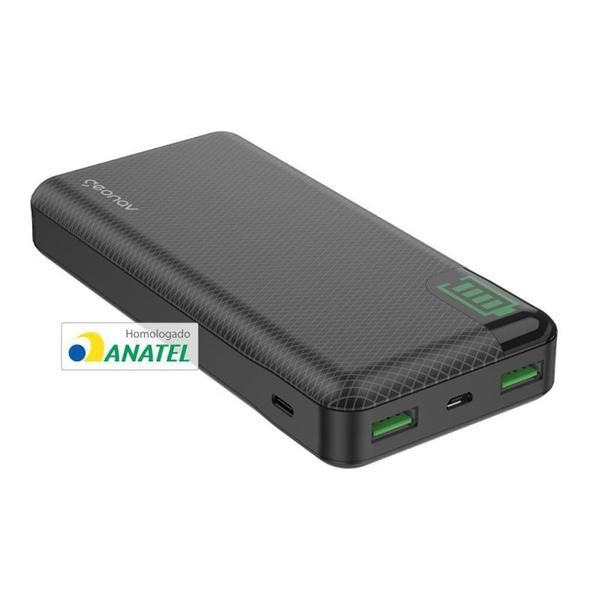 Imagem de Carregador Portátil Preto 20.000 Mah Pbk202Kbk Geonav