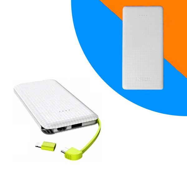 Imagem de Carregador Portátil Slim 10000mAh Powerbank Pineng com 2 USB Original