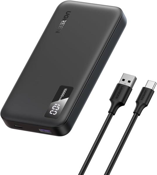 Imagem de Carregador portátil Ugreen Power Bank 10000mAh Bateria Externa USB-A + USB-A PD 20W - SCP 22.5W