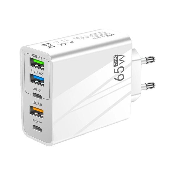 Imagem de Carregador Rápido 65W GAN USB-C PD - iPhone 15, 14 e Xiaomi