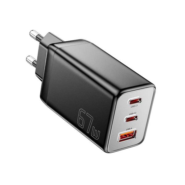 Imagem de Carregador Rápido 67W USB-C - Compatível com Samsung, iPhone 15/14/13 Pro e Huawei