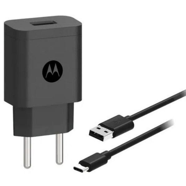 Imagem de Carregador Rápido Motorola Original 10w Moto G7 Garantia Bivolt Resistente Carga Rápida Tipo-C