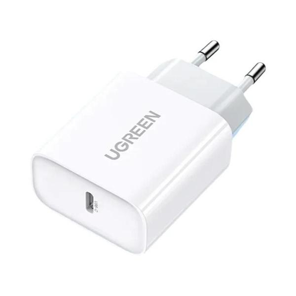 Imagem de Carregador Rápido Ugreen 20W - Quick Charge 4.0/3.0 e USB-C para iPhone 15/14/13/12 e Xiaomi