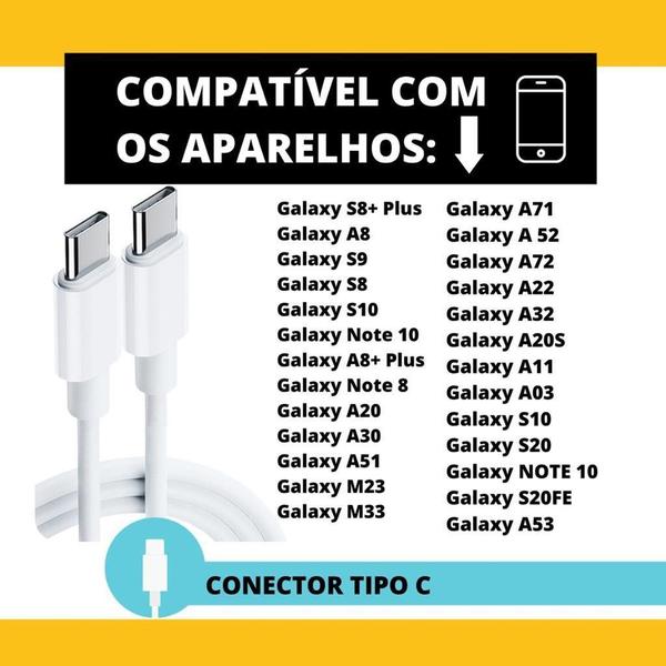 Imagem de Carregador Samsung 25W Turbo  Cabo Type-C