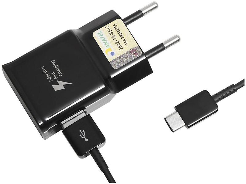 Carregador Samsung Galaxy A50 Sm A505 - Tipo C Imagem de Carregador Samsung Galaxy A50 Sm A505 - Tipo C