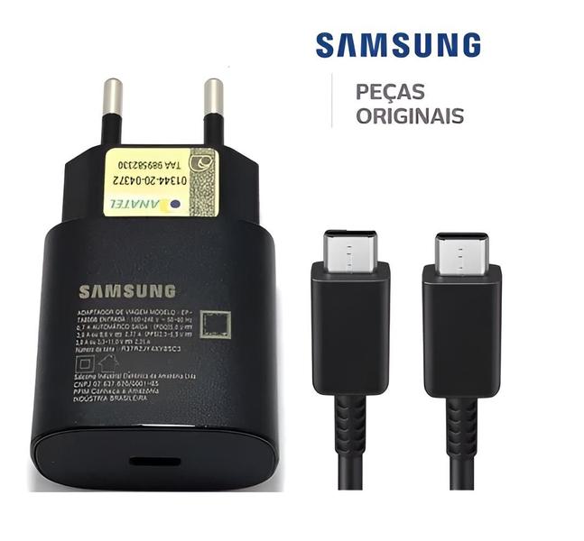 Imagem de Carregador Samsung Super Rápido 25W Preto Galaxy s21/S21 Ultra