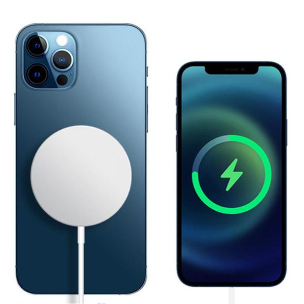 Carregador Sem fio Magnético por Indução Compatível com iPhone XR 11 12 13 14 15 - agold Carregador Sem fio Magnético por Indução Compatível com iPhone XR 11 12 13 14 15 - agold
