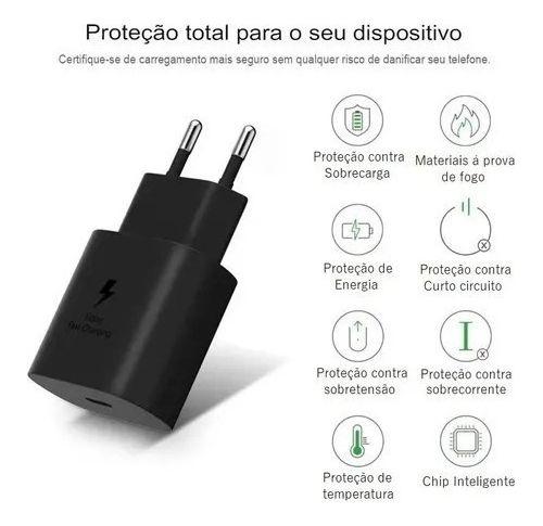 Imagem de Carregador Super Turbo Para Samsung 45w S20 S21 S22