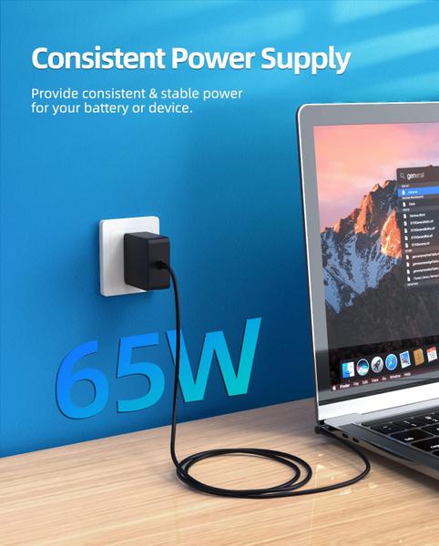 Imagem de Carregador Superer atualizado 65W-45W para laptop Lenovo com cabo