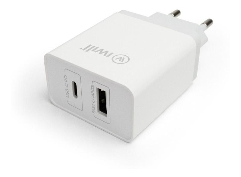 Imagem de Carregador Tomada 30w Adaptador Fonte Turbo Usb E Tipo C Pd